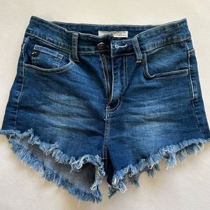Kancan High Rise Jean Shorts